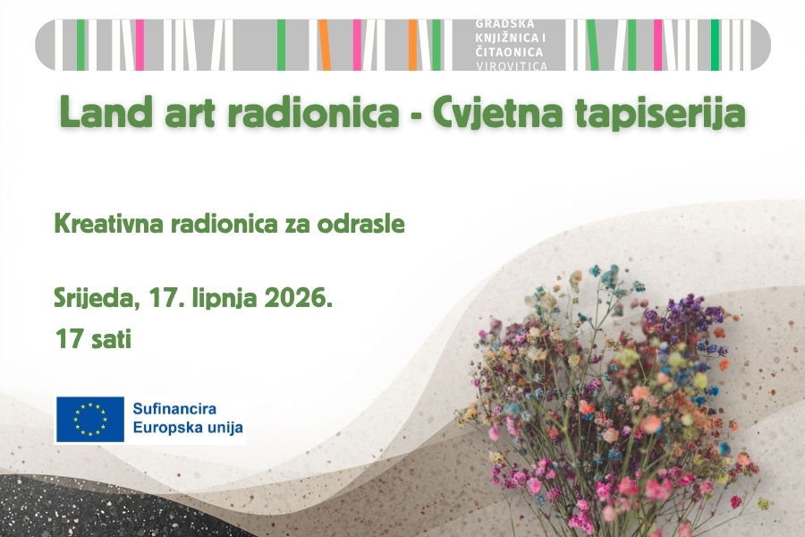 Land art – cvjetna tapiserija – Srijeda, 17. lipnja u 17 sati
