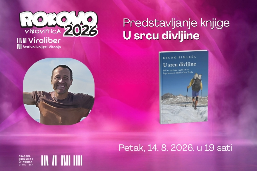 Predstavljanje knjige Brune Šimleše: U srcu divljine – Petak, 14. kolovoza u 19 sati