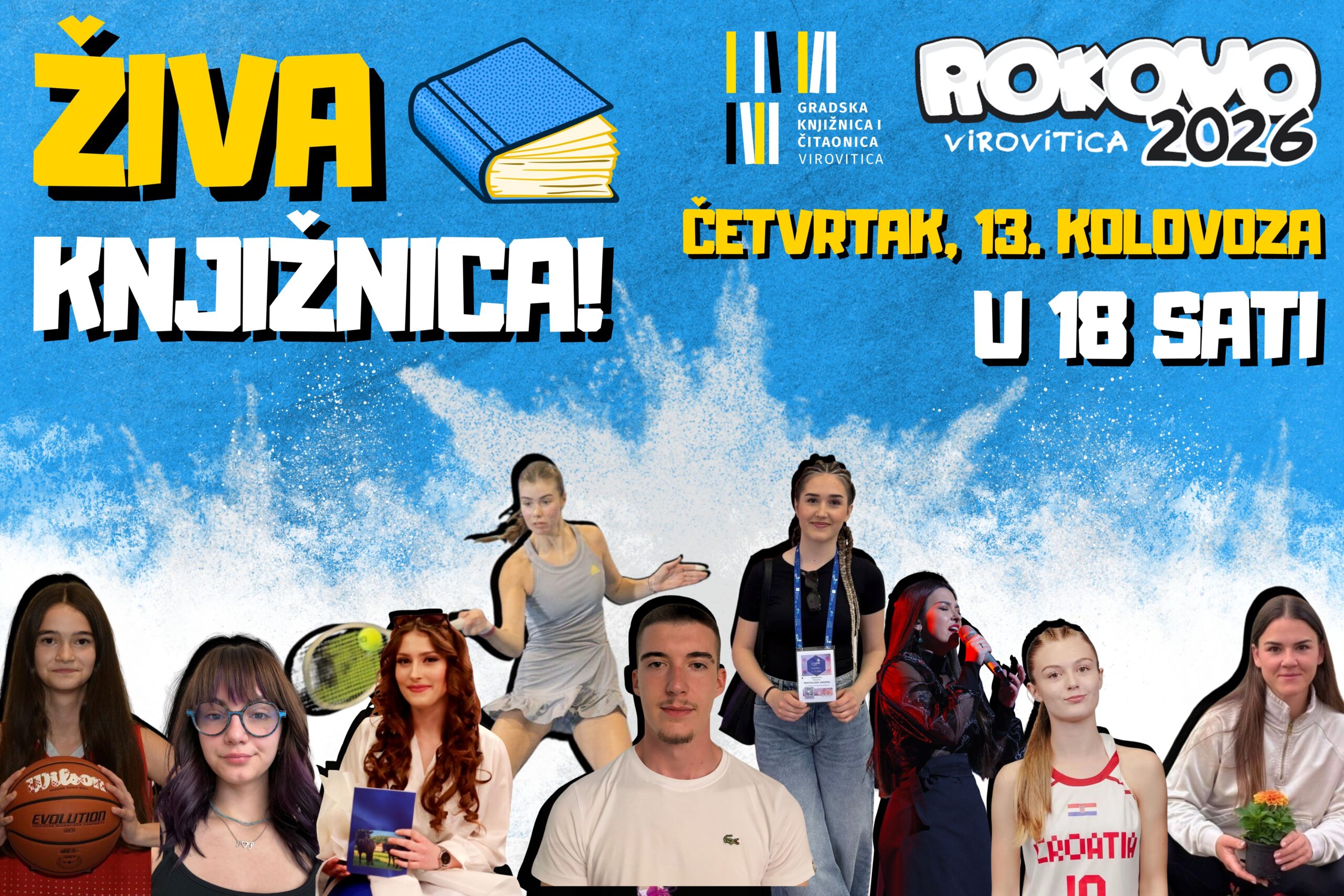 Živa knjižnica s mladima – Četvrtak, 13. 8. u 18 sati