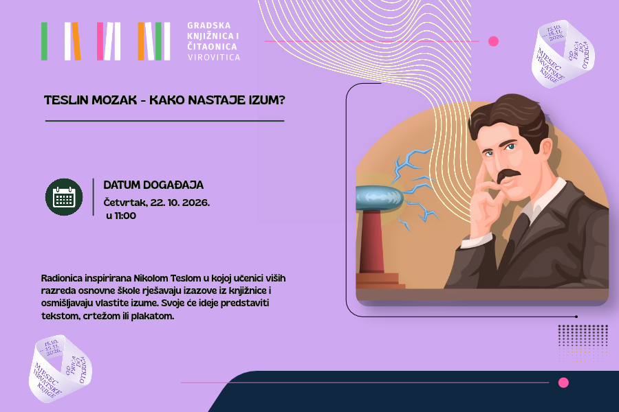 Teslin mozak: kako nastaje izum? – Četvrtak, 22. 10. u 11 sati